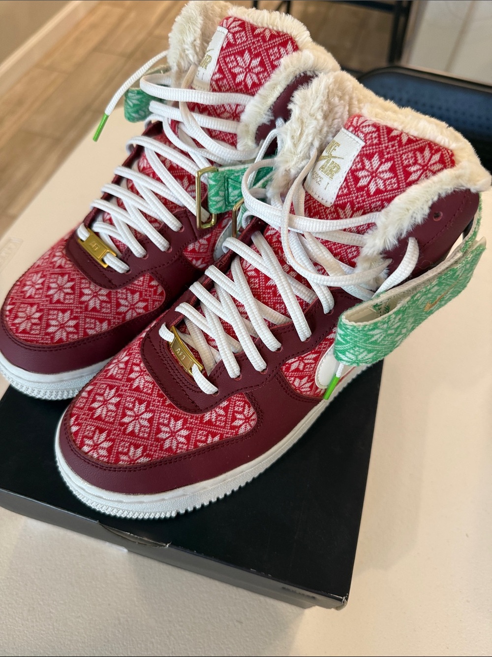 Nike Air Force 1 High 'Christmas Sweater'